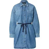 G-Star Belted Oversized Denim Dress - Medium blue - Women