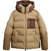 Superdry for man. MS110189A Ski Sport Jacket beige (L), Nylon, Snow, Recycled Polister, Sustainable