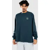 Carhartt WIP Vista Pitkähihainen T-paita deep lagoon garment dyed Koko M