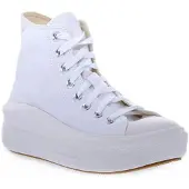 Converse Korkeavartiset tennarit 'Chuck Taylor All Star Move' valkoinen