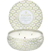 Voluspa 3-Wick Tin Candle Eucalyptus & White Sage - 340 g