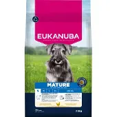 Eukanuba 2x7,5kg Mature Small Breed kana koiran kuivaruoka