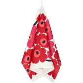 Marimekko - Unikko Keittiöpyyhe 47x70 cm 2 kpl Valkoinen/Punainen