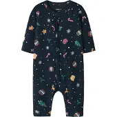 Name it Nbnvismas Ls Nightsuit - Navy - 56