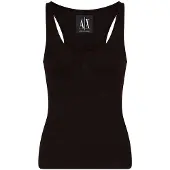 Armani Exchange for woman. XW000829AF13729UC001 Top Black Icon (M), Casual, Viscose, Sleeveless / Straps