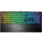 SteelSeries Apex 3 – Täysikokoinen pelinäppäimistö RGB ja rannetuella
