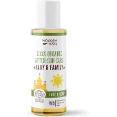 WoodenSpoon Baby & Family öljy auringonoton jälkeen kasvoille ja vartalolle 100 ml