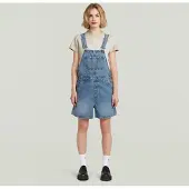 G-Star Short Dungaree - Medium blue - Women
