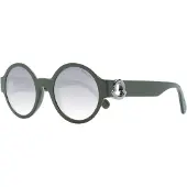 Moncler ML0243 51/23/135 Kiiltävä tummanvihreä asetaatti Aurinkolasit Naisille ML0243