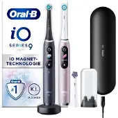 Oral-B iO Series 9 Duo toothbrush 2 pcs. Black Onyx/Rose Quartz