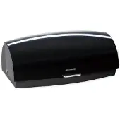 Klausberg Kb-7931 metallinen leipäkori, 45 cm, kiiltävä musta