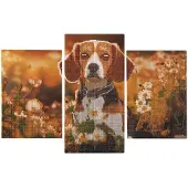 Creative Craft Group Diamond Painting Triptych Set - Dog