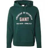 Gant Printed Graphic Hoodie - Green - XXL