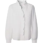 Pepe Jeans for woman. PL3051246 Shirt Pearl white (M), Casual, Cotton, Long sleeve