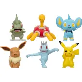 Pokémon Battle Figure 6 Pk - Multi/patterned - ONE SIZE