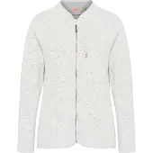 Varg Women's Styrsö Wool Zip Jersey Off White Välikerrospuserot M