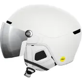 POC Obex Visor, laskettelukypärä visiirillä, hydrogen white