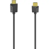 Hama High Speed Flexislim HDMI-kaapeli, 3 m, musta