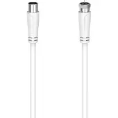 Hama Cable Antenna 90dB F-Plug-Coax Female White 1.5m