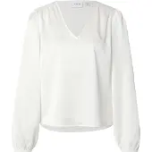 Vila Ellette Smock Satin Top Pitkähihainen Pusero