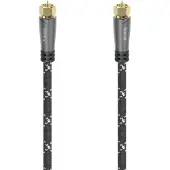 Ginza.se Antenna Cable SAT 120dB F-F Black/Grey 1.5m antennikaapeli
