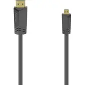 Hama HDMI A-HDMI Micro D kaapeli Ethernet (1,5m)