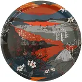 Arvidssons - Fjällvandring Tarjotin 31 cm Oranssi