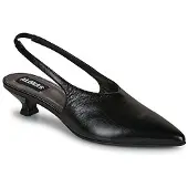 ALOHAS Eros Cream Leather Pumps - Black - 40