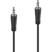 Hama 3.5 mm - 3.5 mm äänikaapeli, 1.5 m, musta