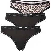 GUESS Stringit nude / musta / valkoinen