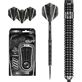 Winmau Blackout steel tip darts 24gr