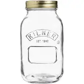 Kilner pyöreä säilöntäpurkki Kirkas kulta, 1 l