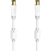 Ginza.se Antennijohto, Coax uros - Coax naaras, kullattu, 3,0 m, 100 dB