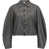 Object Objenna L/S Lo Barrel Shirt 142 - Grey - 40