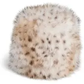 Pieces Pcplush Fluffy Hat - Beige - ONE SIZE