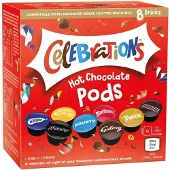 Mars | Celebrations kuumat kaakaot - 8 kapselia Dolce Gusto-koneisiin