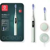 Oclean X Ultra 20 sonic-hammasharja + 2 vaihtopäätä Green 1 kpl