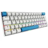 Sharkoon Gaming Tastatur Skiller SGK50S4 Gen2 PBT wei-gelRGB (4044951041947)