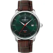 Zeppelin Miesten kello 81604 Bodensee Vihreä/Nahka Ø41 mm