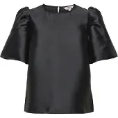 ONLY Onlmanny 2/4 Heavy Satin Top Wvn Cs - Black - S
