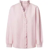 Pepe Jeans for woman. PL3051255 Pearlcy pink blouse (XS), Casual, Cotton, Long sleeve