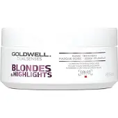 Goldwell Maschera rigenerante neutralizzante dei toni gialli dei capelli Dualsenses Blondes & Highlights (trattamento 60 sec) - 200 ml