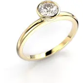 Festive Auréa Bezel 0.50 ct timanttisormus 14-741-050-KK-LABGVS1