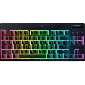 Razer BlackWidow V4 Low-Profile Tenkeyless HyperSpeed, langallinen ja langaton, USB + RF Wireless + Bluetooth, mekaaninen, QWERTY, RGB LED, musta