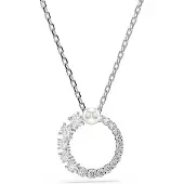 Swarovski Ketju 'Matrix' hopea / helmenvalkoinen
