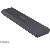 Akasa Ulkoinen kotelo M.2 PCIe NVMe SSD-levylle, 3.2 Gen2 USB-C, musta