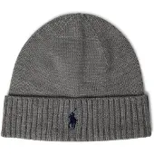 Ralph Lauren 2/30 Merino Wl Rws-Hat - Grey - ONE SIZE