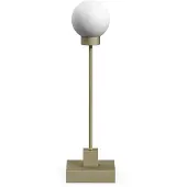 Northern Design-pöytävalaisin Snowball, himmennettävä, Messinki/kulta, Olohuone/ruokailutila, Metalli, Design
