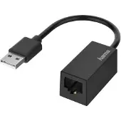 Hama 10 / 100 MBit/s LAN (10/100 Mo/s) verkkosovitin, USB 2.0