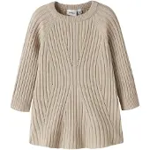 Name it Nmfrikine Ls Knit Dress Pb - Beige - 104